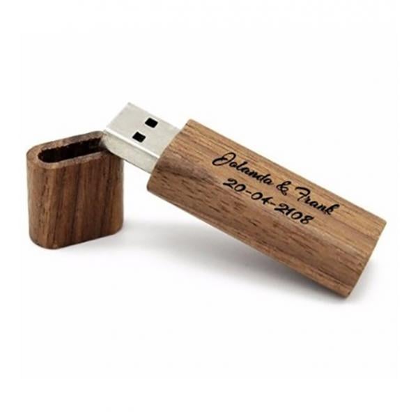 Hout Usb Stick Met Logo